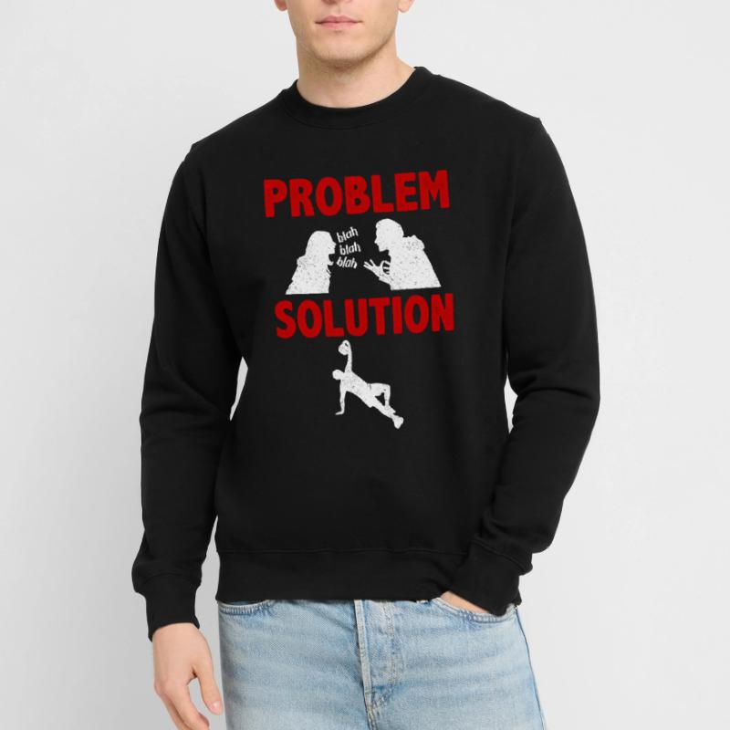 Planking Exercising Problem Solution Hobby Unisex Pullover