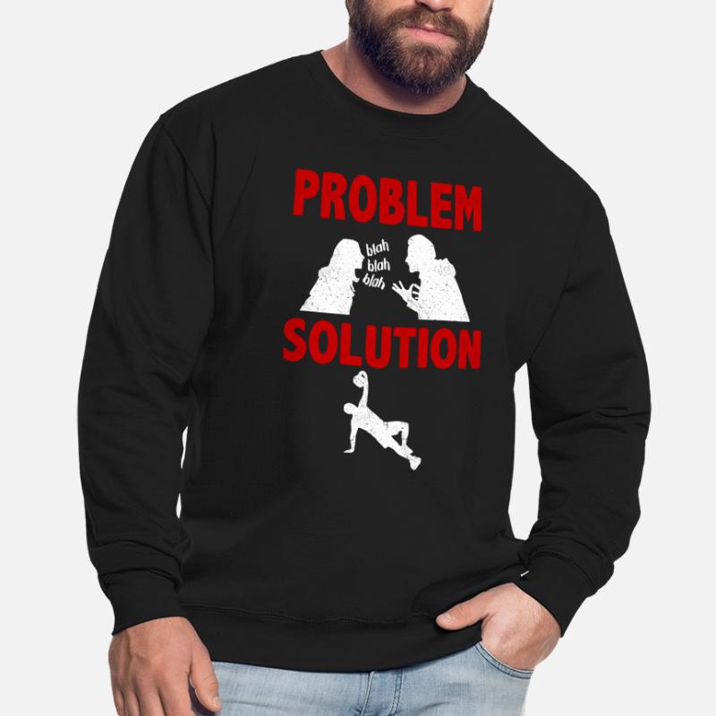 Planking Exercising Problem Solution Hobby Unisex Pullover