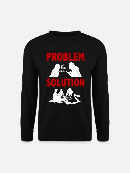 Picknicking Outing Problem Solution Hobby - Unisex Pullover - Schwarz