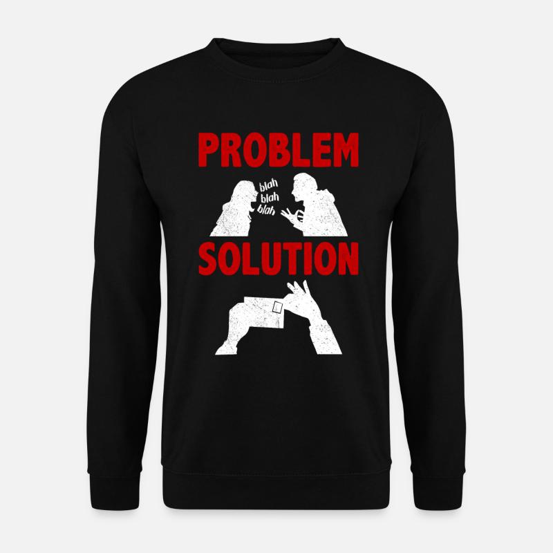 Postcrossing Postman PostcardProblem Solution - Sweat-shirt Unisexe - noir