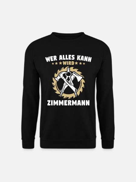 Zimmermann Zimmerer - Unisex Pullover - Schwarz