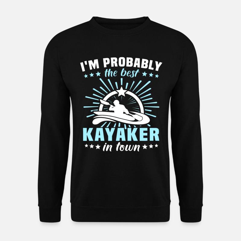 Kayaking Kayaker - Unisex Sweatshirt - black