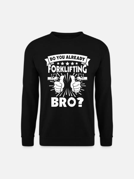 Stapler Staplerfahrer - Unisex Pullover - Schwarz