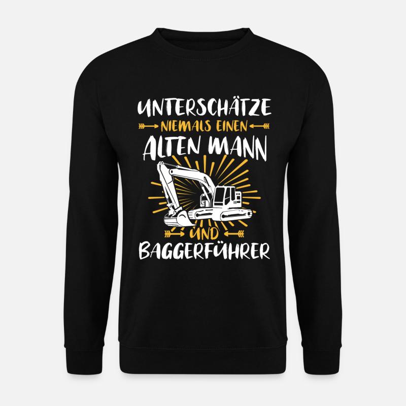 Bagger Baggerfahrer - Unisex Pullover - Schwarz