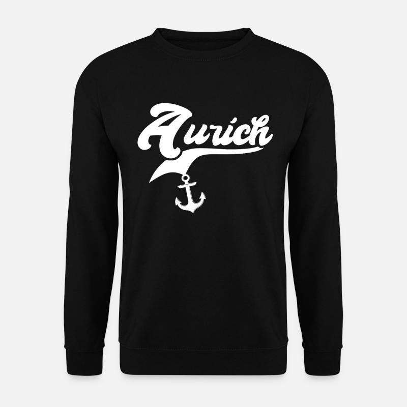 Auricher Sprüche Aurich - Unisex Sweatshirt - black