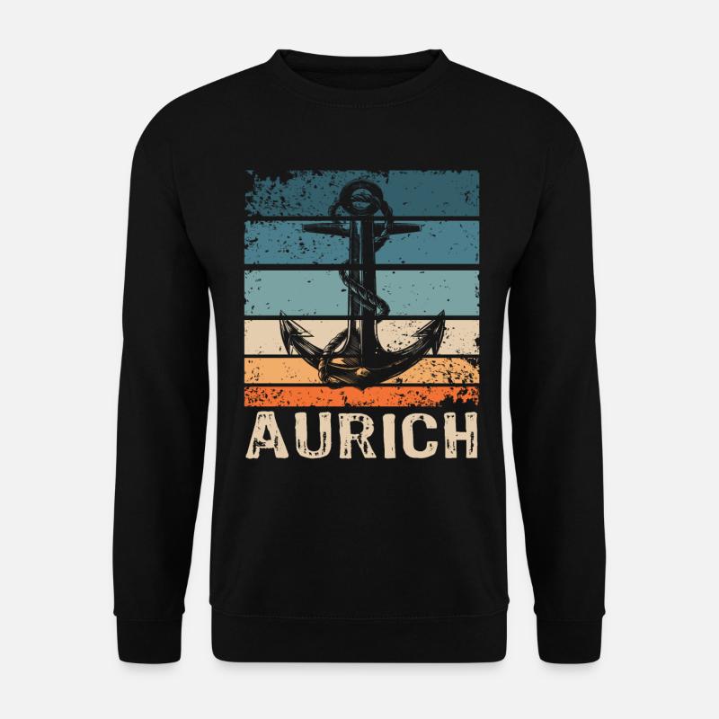 Auricher Sprüche Aurich - Unisex Sweatshirt - black