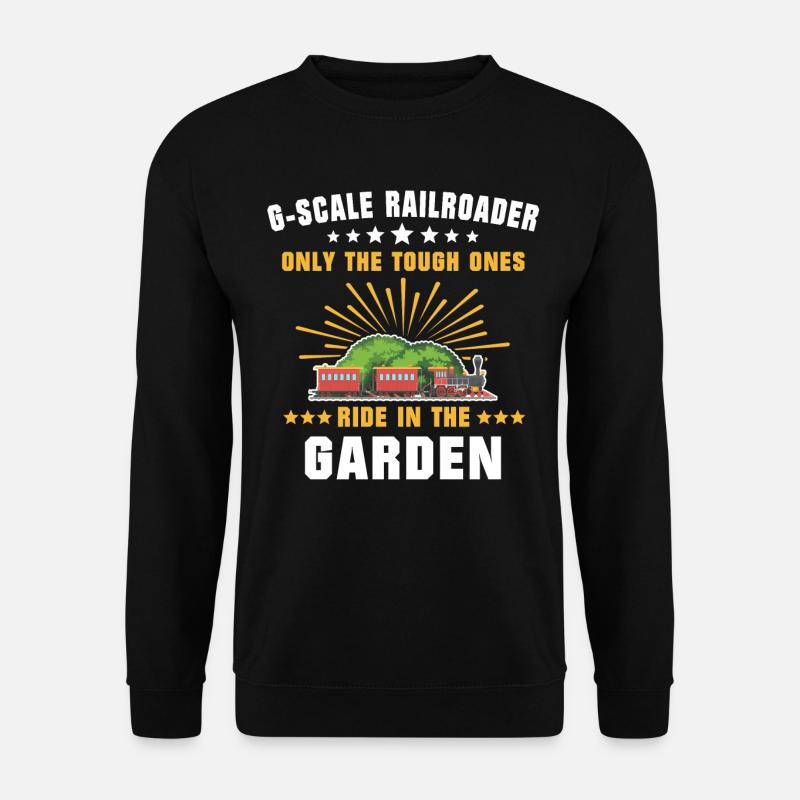 Gartenbahn Modellbahn Spur G - Unisex Pullover - Schwarz