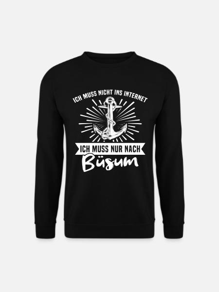 Büsum Buesum - Unisex Pullover - Schwarz