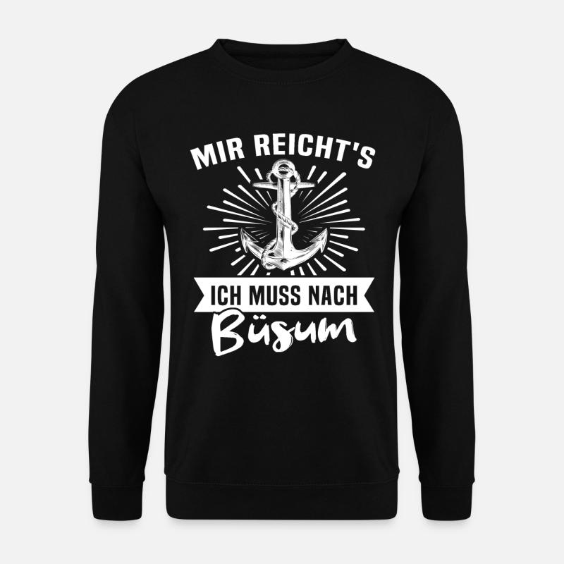Büsum Buesum - Unisex Pullover - Schwarz