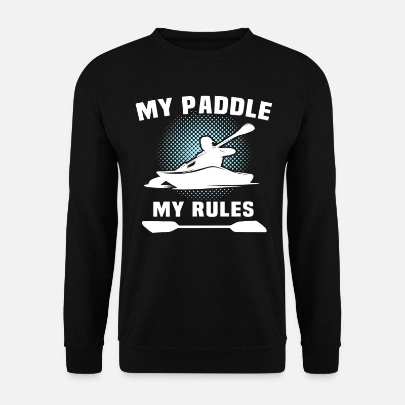 Kayaker Kayak Kayaking - Unisex Pullover - Schwarz