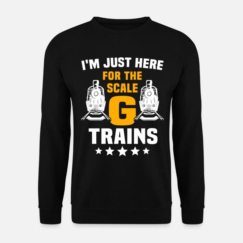Gartenbahn Modelleisenbahn - Unisex Pullover - Schwarz