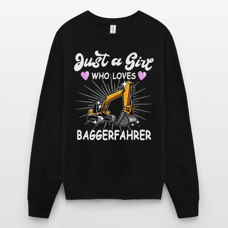 Baggerfuehrer Sprüche Baggerfahrer Unisex Pullover
