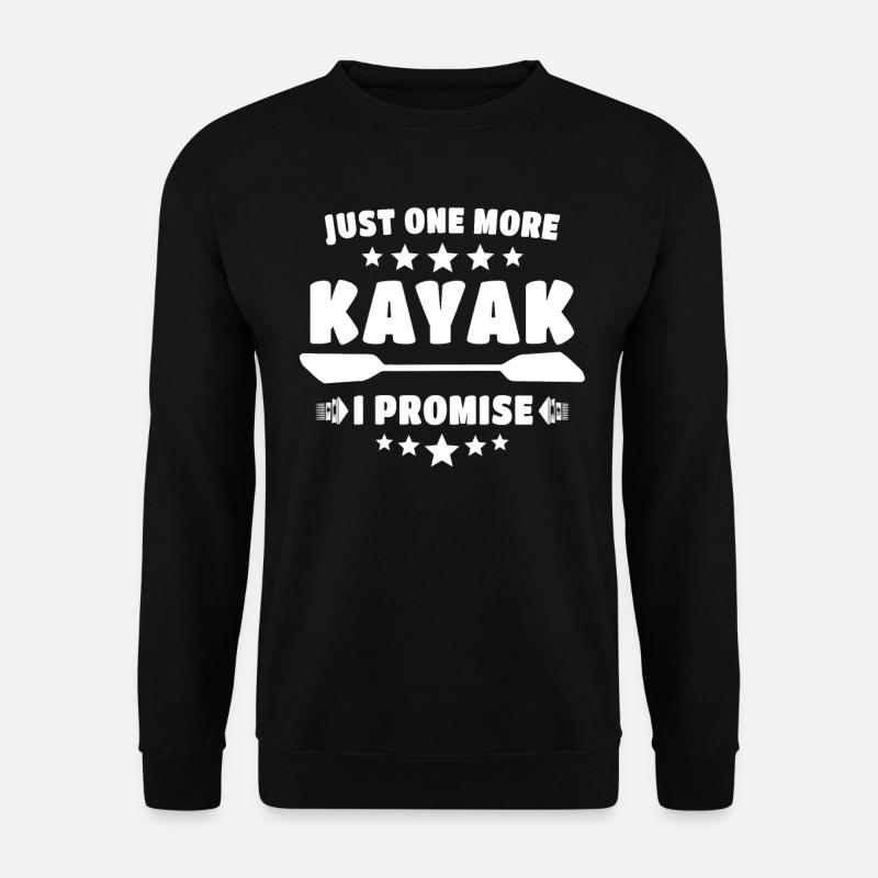 Kayak Kayaking - Unisex Sweatshirt - black