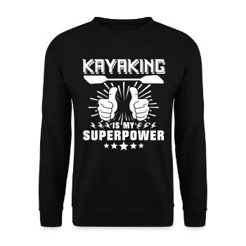 Kayak Kayaking - Sweat-shirt Unisexe - noir - Devant - Alina (178cm) & Michal (187cm)