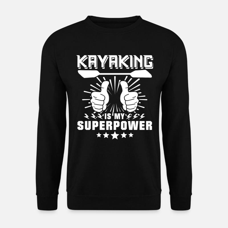 Kayak Kayaking - Unisex Sweatshirt - black