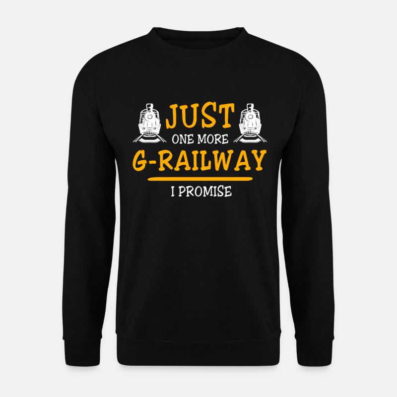 Garteneisenbahn Spur G - Unisex Pullover - Schwarz