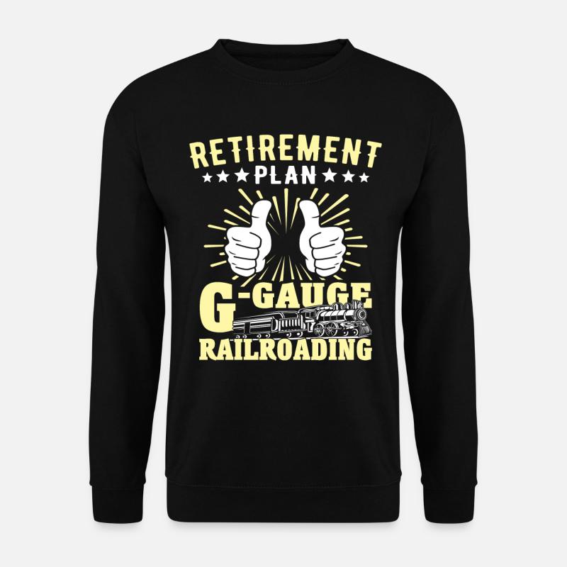 Garteneisenbahn Spur G - Unisex Pullover - Schwarz
