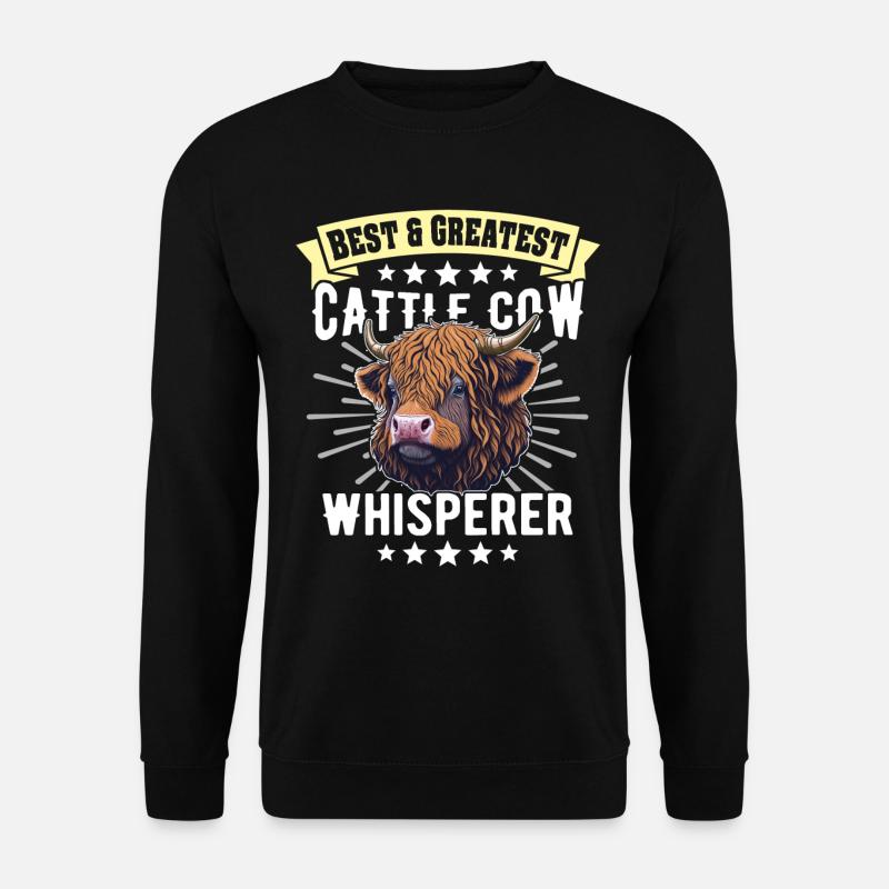 Highland cattle Cattle Cows - Unisex Sweatshirt - black