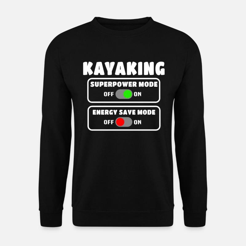 Kayak Kayaking - Unisex Sweatshirt - black