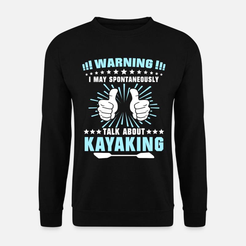 Kayak Kayaking - Unisex Sweatshirt - black