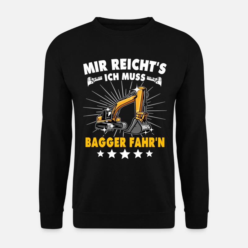Bagger Baggerfahrer - Unisex Pullover - Schwarz
