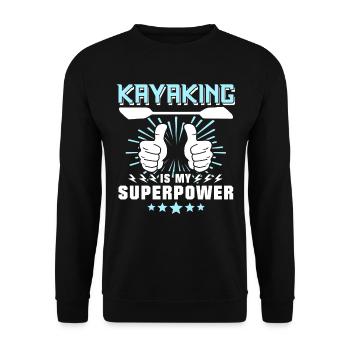 Kayakistes kayakistes - Sweat-shirt Unisexe - noir - Devant - Alina (178cm) & Michal (187cm)