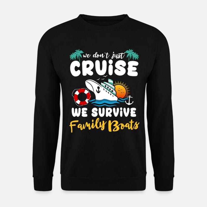 Kreuzfahrt - Unisex Pullover - Schwarz