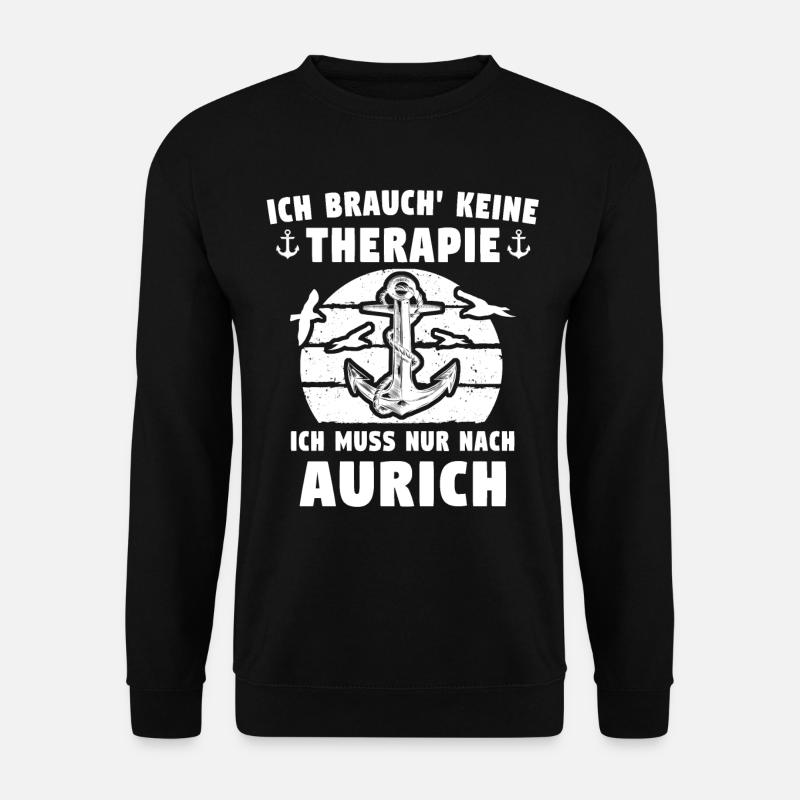 Aurich Sprüche Auricher - Unisex Pullover - Schwarz