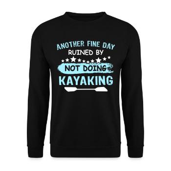 Kayak - Sweat-shirt Unisexe - noir - Devant - Alina (178cm) & Michal (187cm)