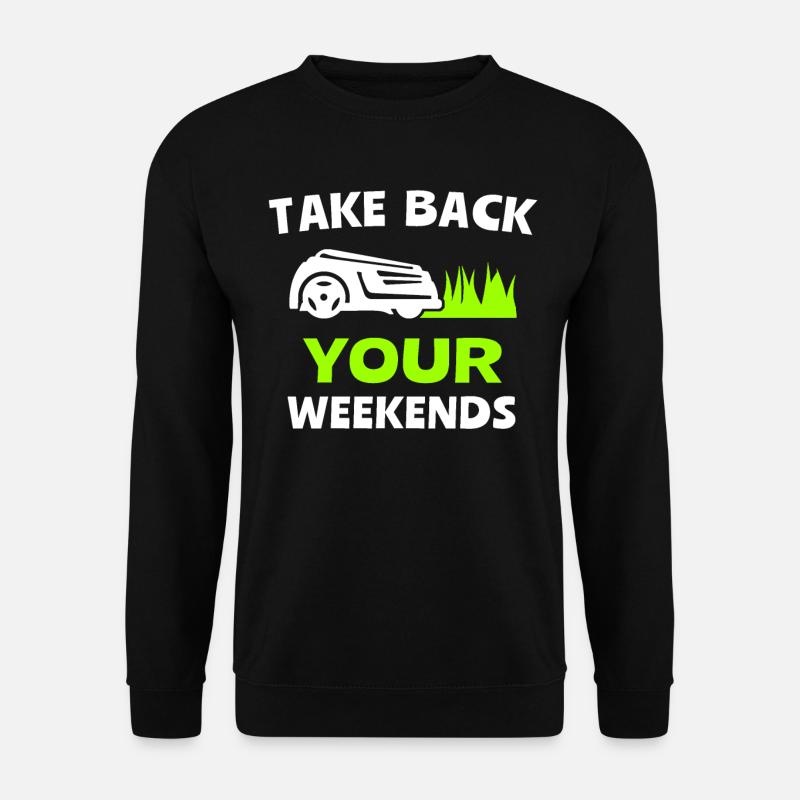 Mähroboter - Unisex Pullover - Schwarz