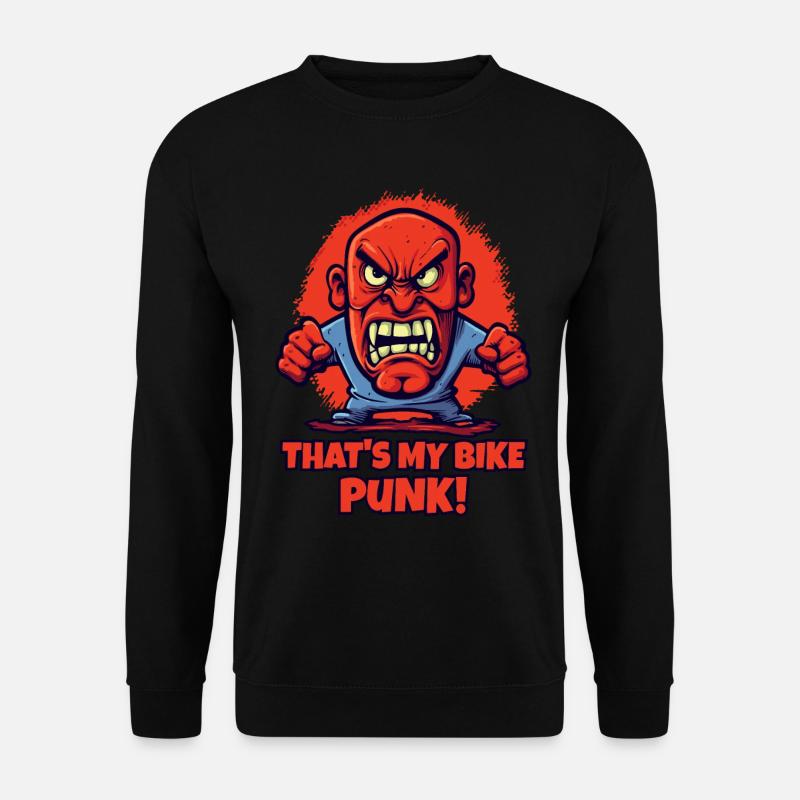 C’est mon vélo, punk ! - Sweat-shirt Unisexe - noir