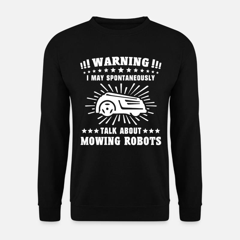 Mähroboter - Unisex Pullover - Schwarz