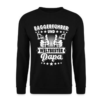 Zinnowitz Ebike Zinnowitzer Ebiker - Unisex Pullover - Schwarz - Vorne - Alina (178cm) & Michal (187cm)