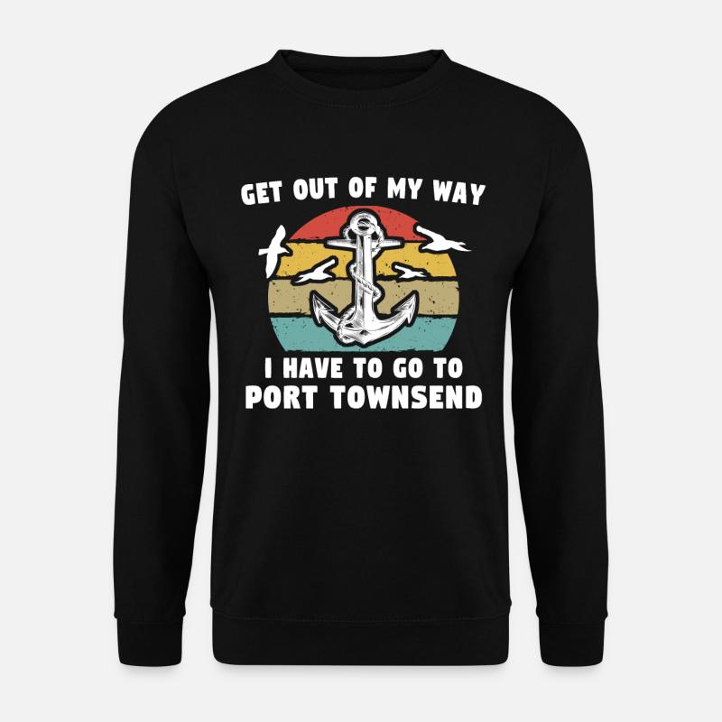Port Townsend WA - Unisex Pullover - Schwarz