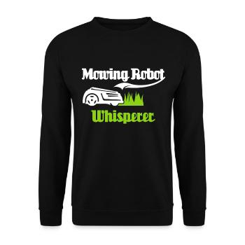 Tondeuse robot - Sweat-shirt Unisexe - noir - Devant - Alina (178cm) & Michal (187cm)