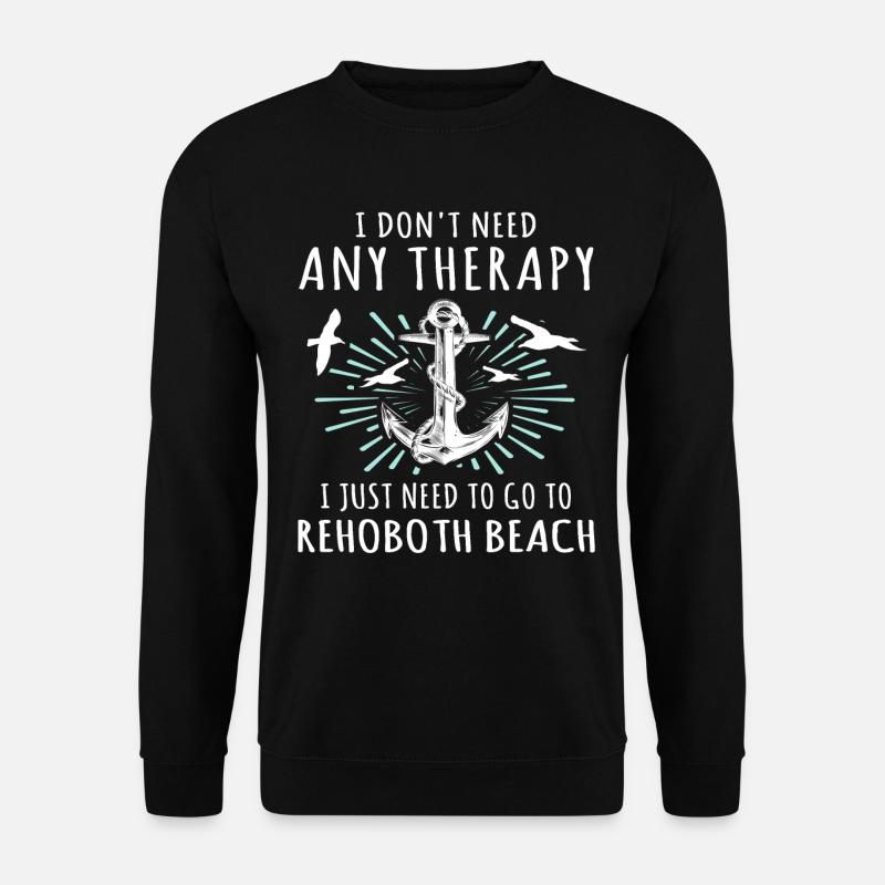 Rehoboth Beach Delaware - Unisex Pullover - Schwarz