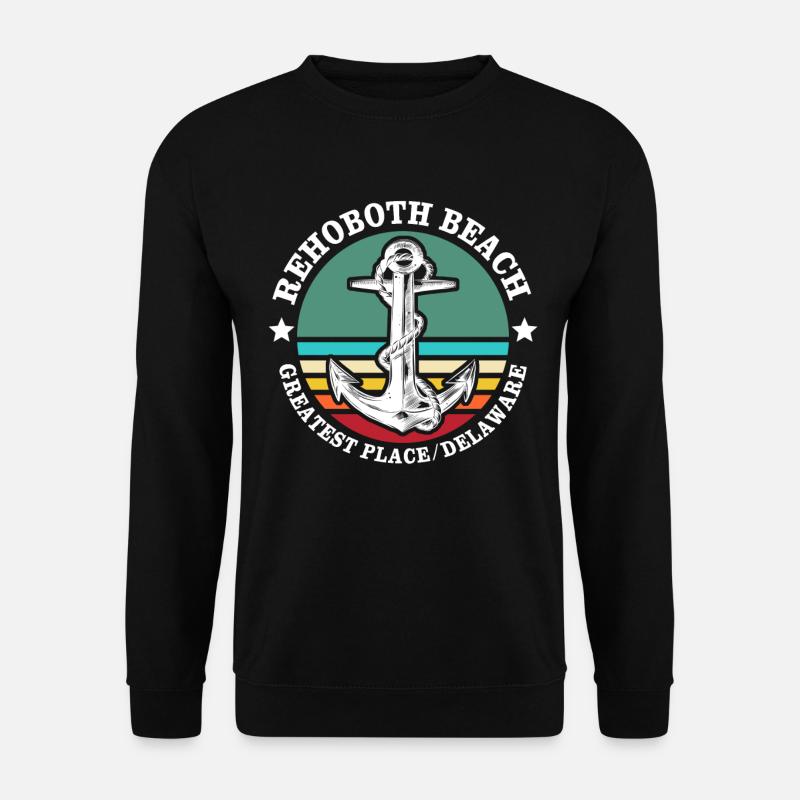 Rehoboth Beach Delaware - Unisex Sweatshirt - black