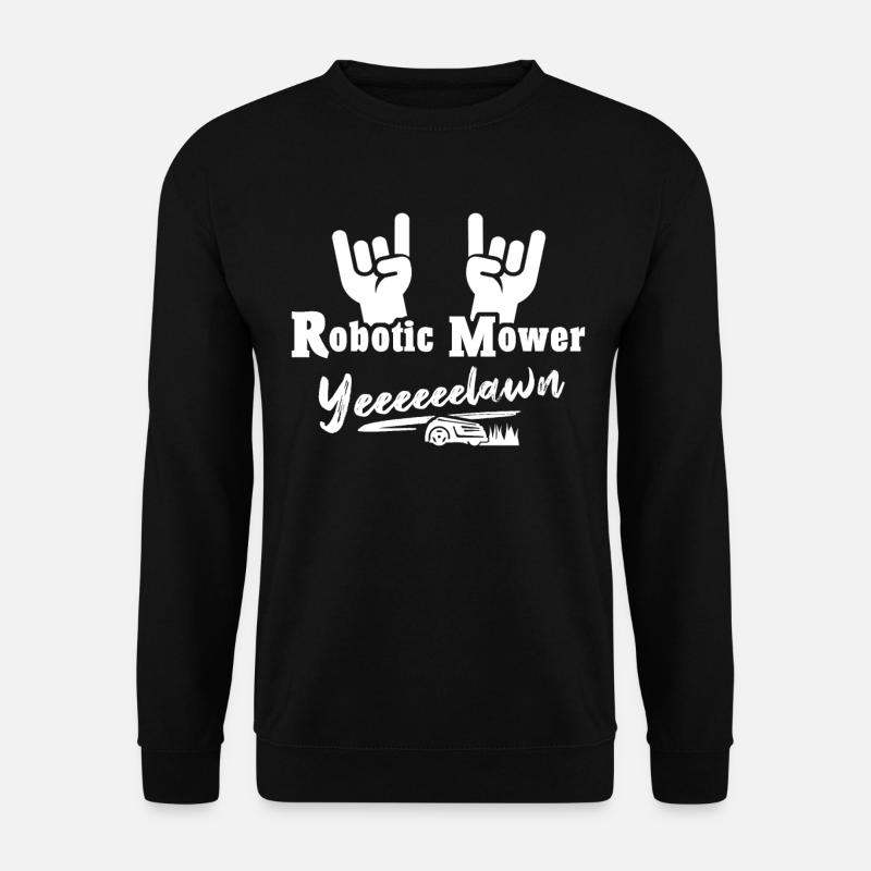 Mähroboter - Unisex Pullover - Schwarz