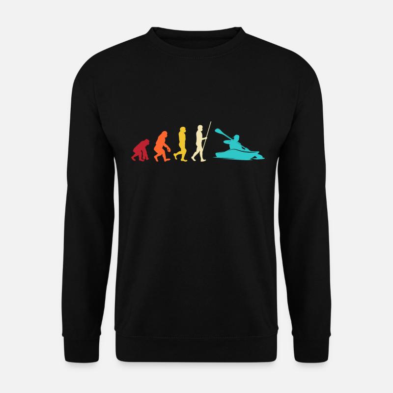 Kayaking Evolution Kayak - Unisex Sweatshirt - black