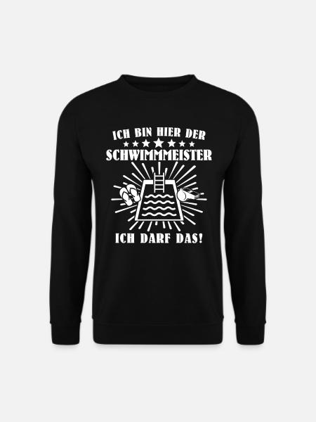 Schwimmmeister - Unisex Pullover - Schwarz