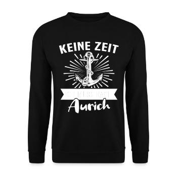 Aurich Sprüche - Unisex Pullover - Schwarz - Vorne - Alina (178cm) & Michal (187cm)