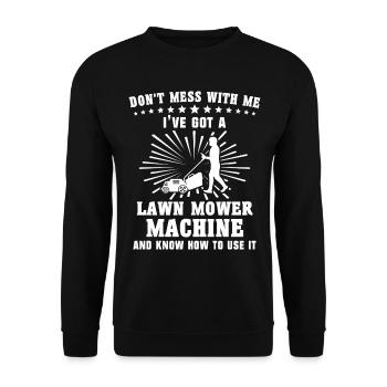 Tondeuse - Sweat-shirt Unisexe - noir - Devant - Alina (178cm) & Michal (187cm)
