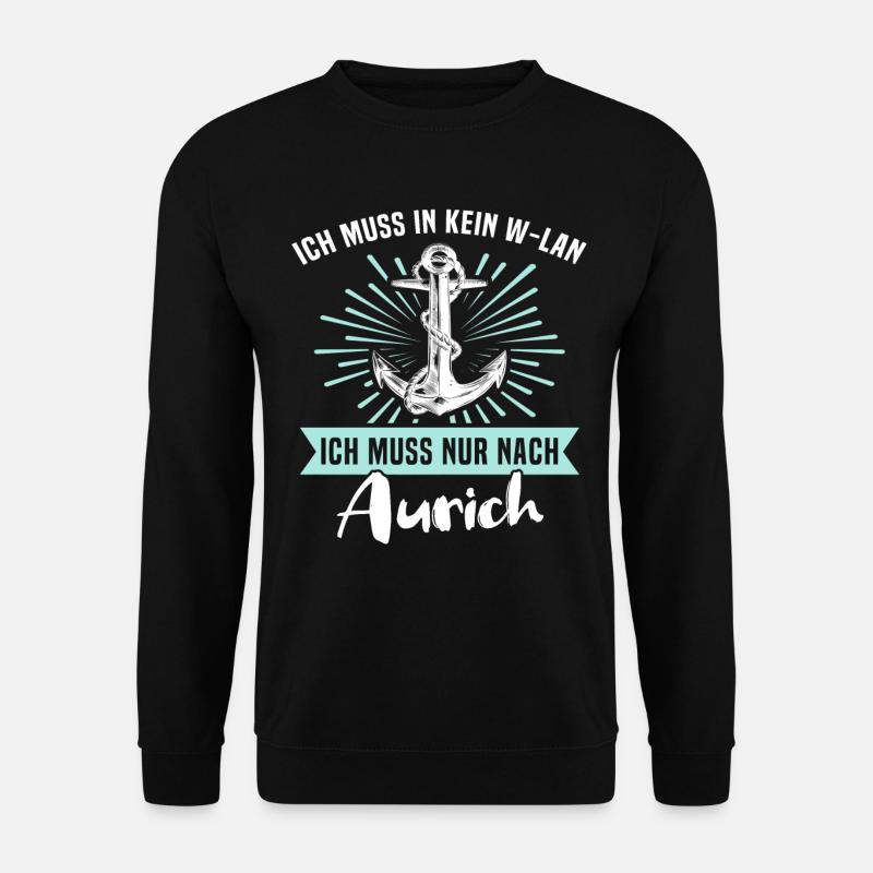 Aurich Sprüche - Unisex Pullover - Schwarz