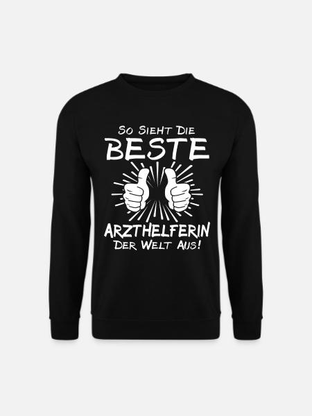 Beste Arzthelferin - Unisex Pullover - Schwarz