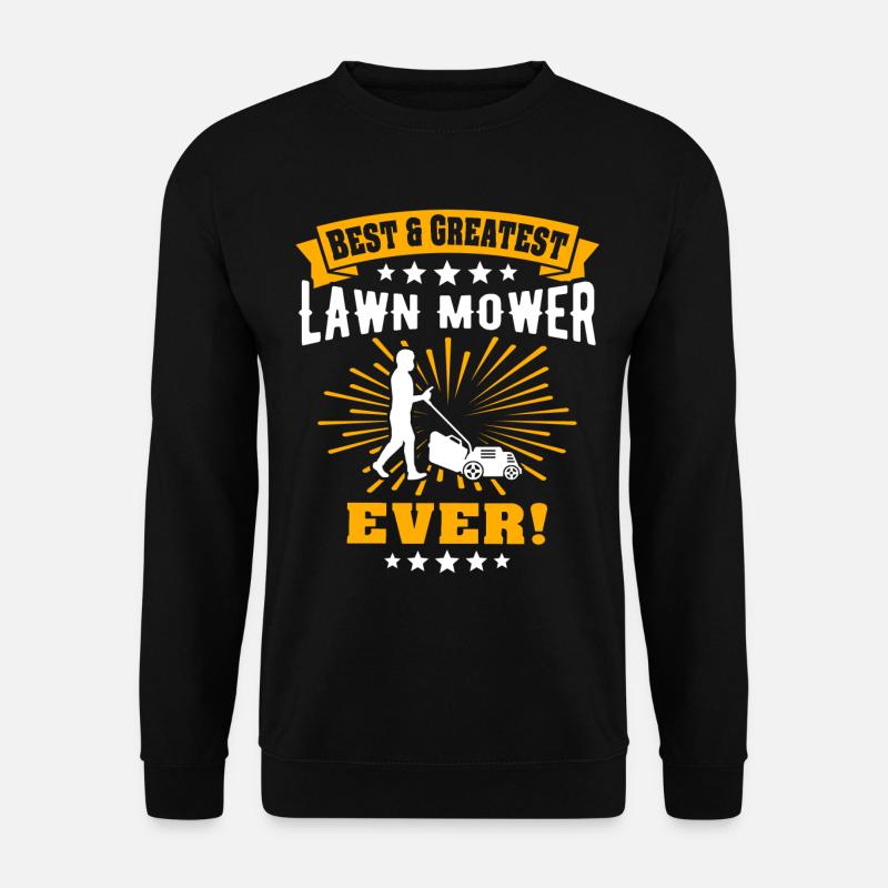 Rasenmäher - Unisex Pullover - Schwarz