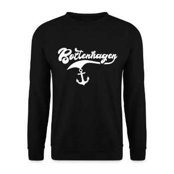Boltenhagen Sprüche - Unisex Pullover - Schwarz - Vorne - Alina (178cm) & Michal (187cm)