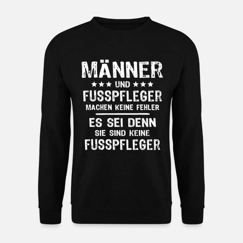 Fusspfleger - Unisex Pullover - Schwarz