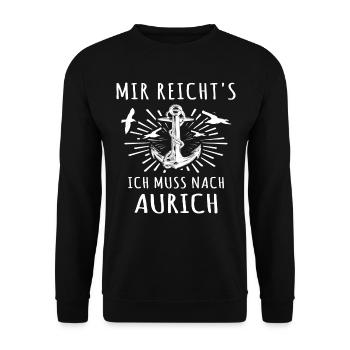 Aurich Auricher - Unisex Pullover - Schwarz - Vorne - Alina (178cm) & Michal (187cm)