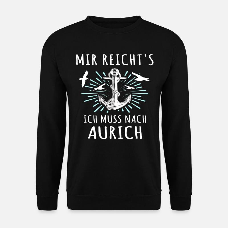 Aurich Sprüche - Unisex Pullover - Schwarz