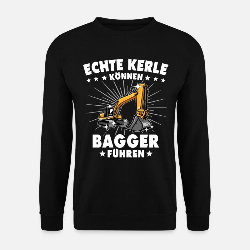 Baggerführer - Unisex Pullover - Schwarz